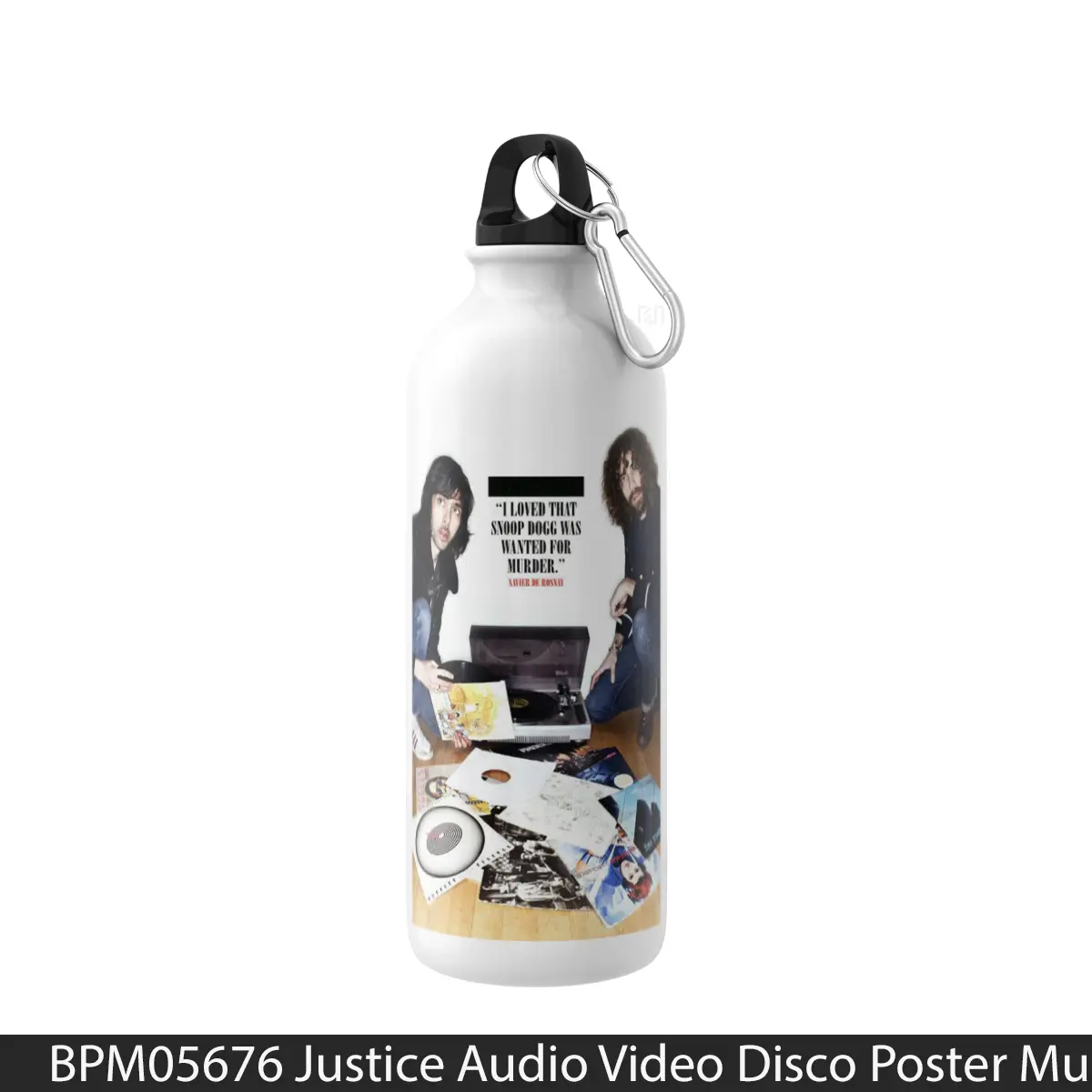 Botol Justice Audio Video Disco - Music Sport Bottle