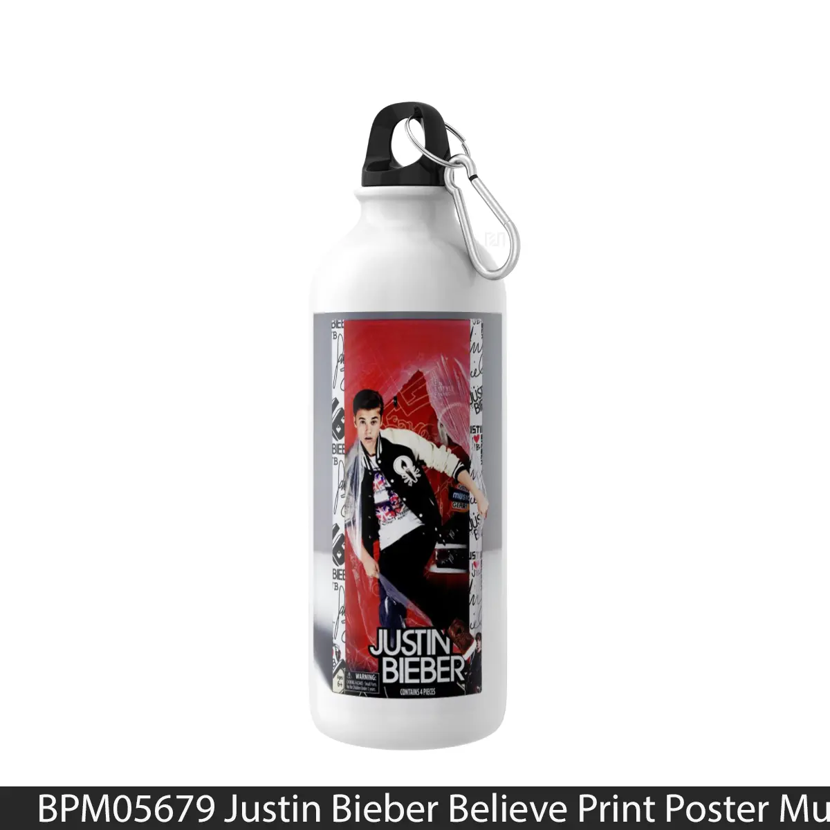 Botol Justin Bieber Believe Print - Music Sport Bottle