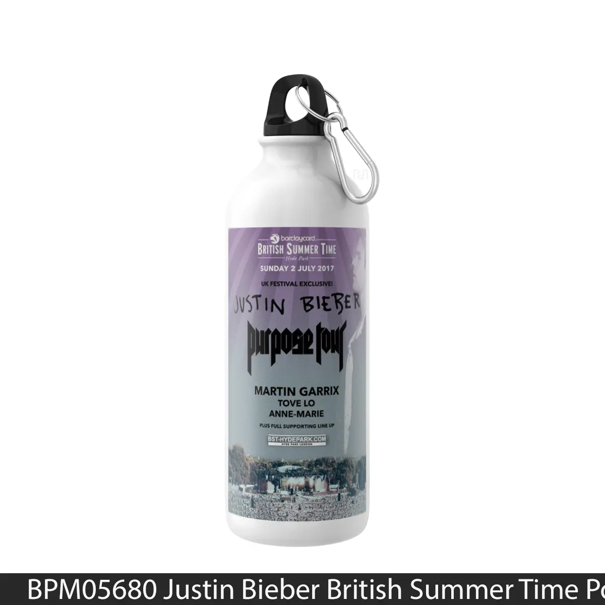 Botol Justin Bieber British Summer Time - Music Sport Bottle