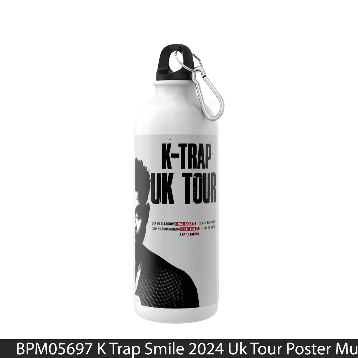 Botol K Trap Smile 2024 Uk Tour - Music Sport Bottle