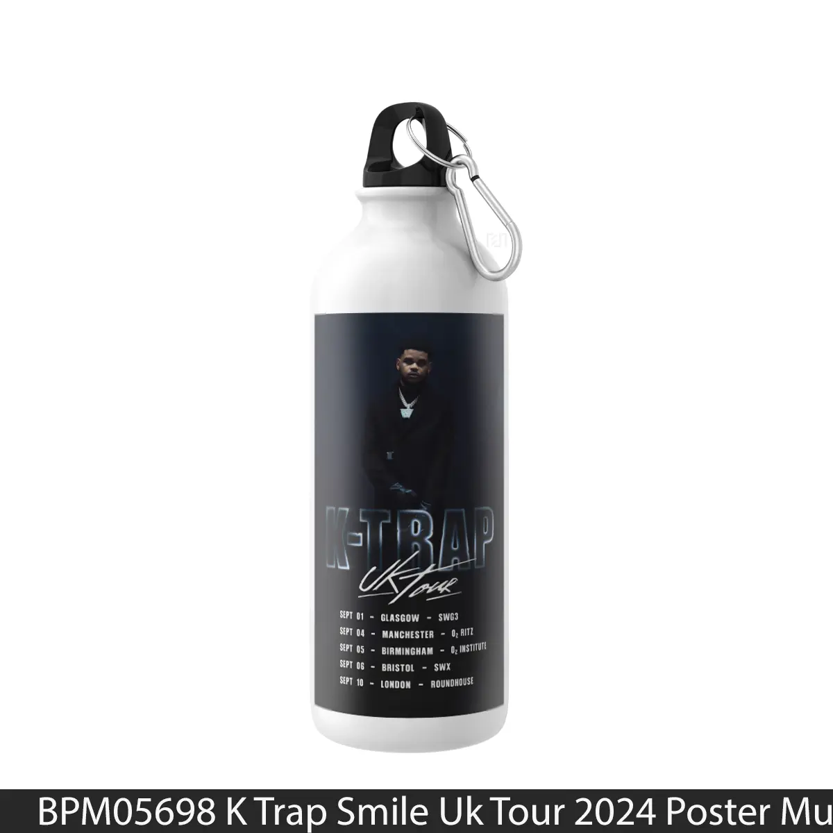 Botol K Trap Smile Uk Tour 2024 - Music Sport Bottle
