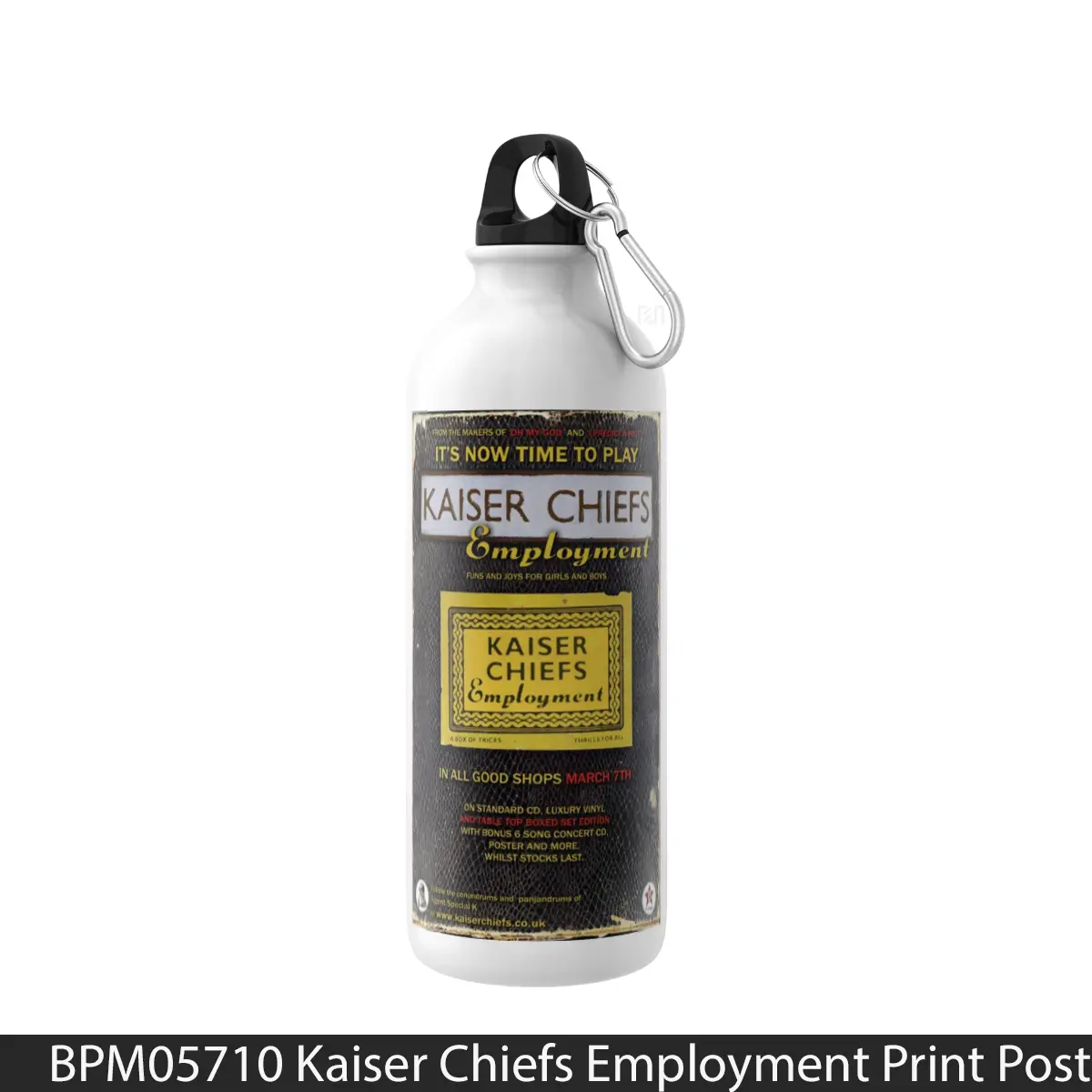 Botol Kaiser Chiefs Employment Print - Music Sport Bottle