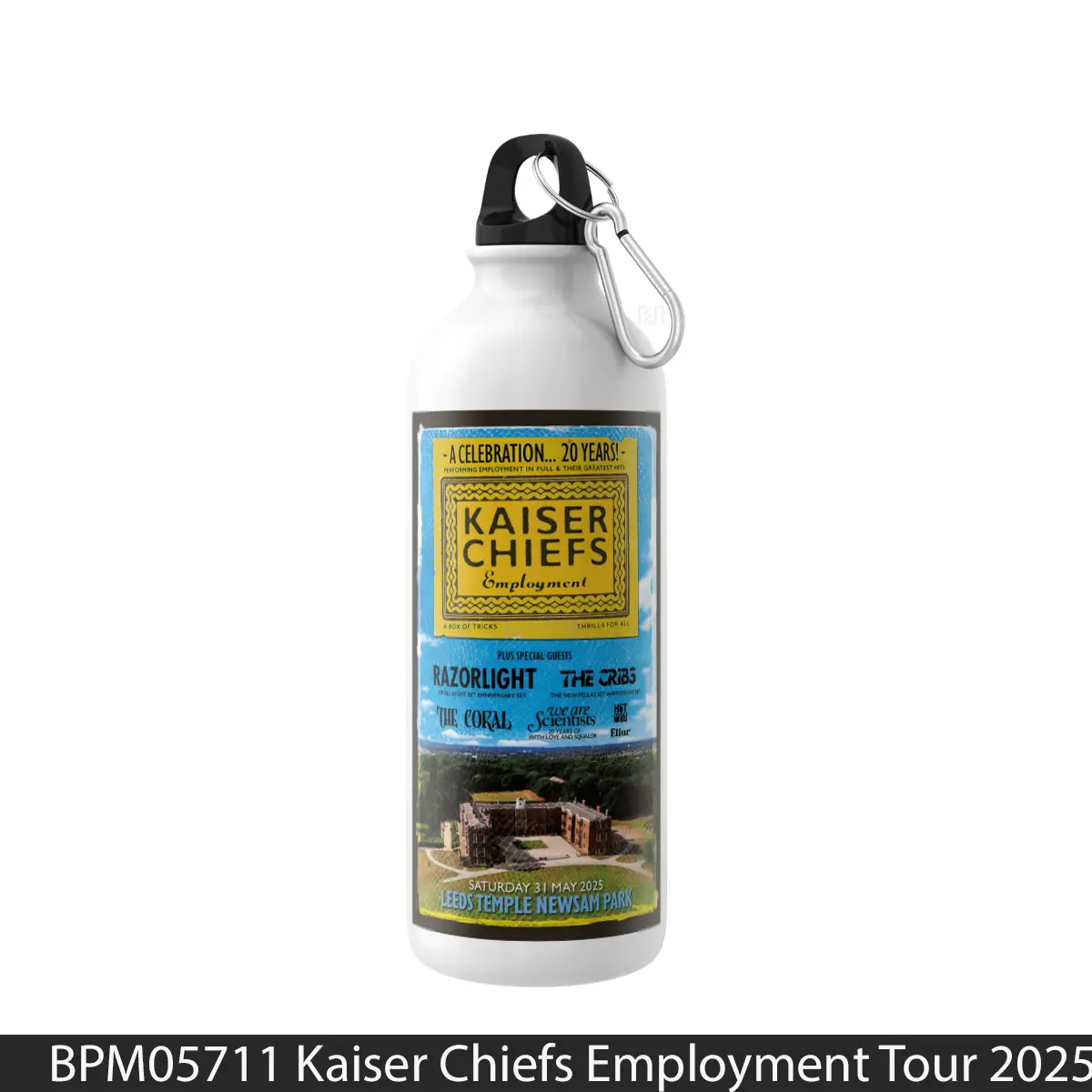 Botol Kaiser Chiefs Employment Tour 2025 Leeds - Music Sport Bottle