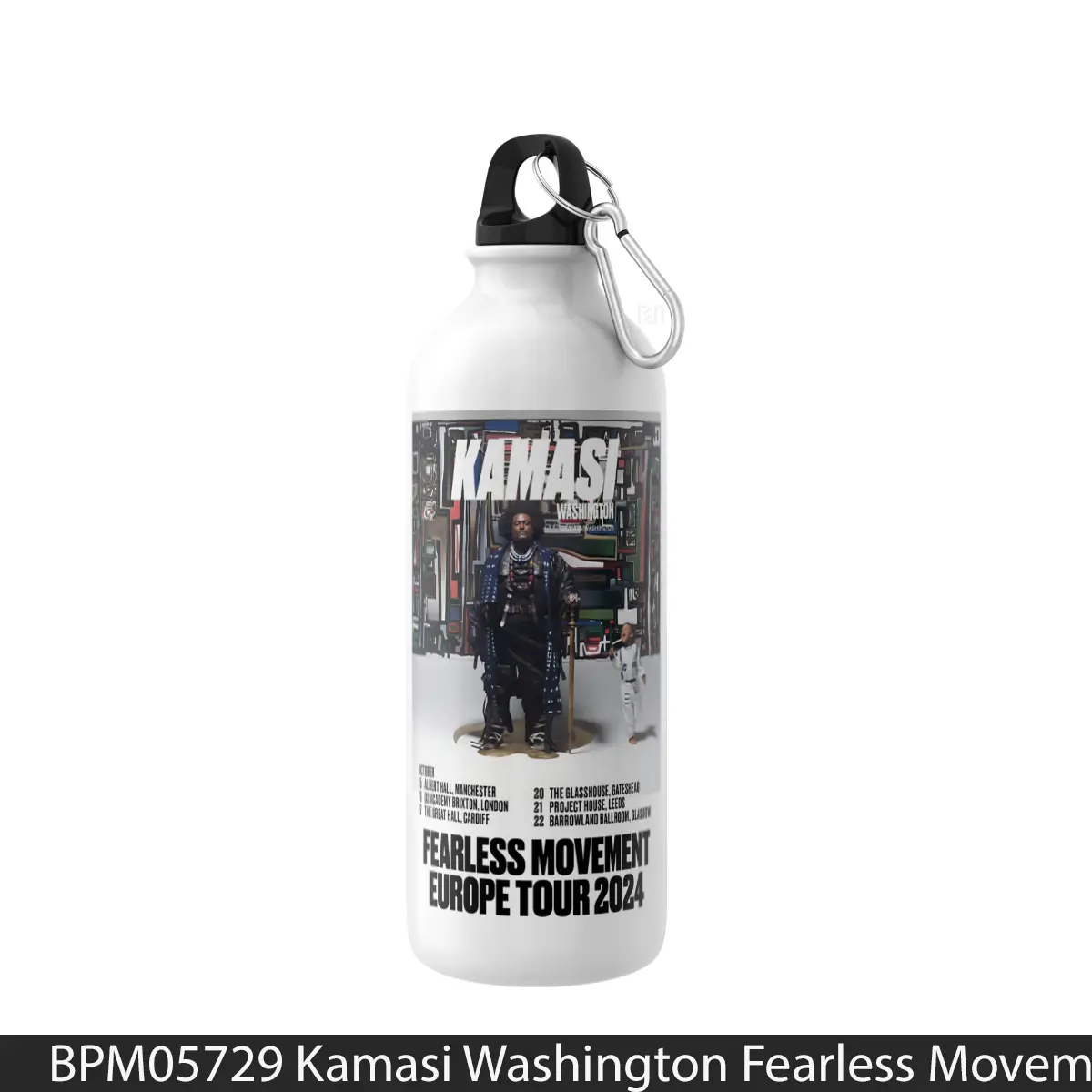 Botol Kamasi Washington Fearless Movement 2024 Uk Tour - Music Sport Bottle