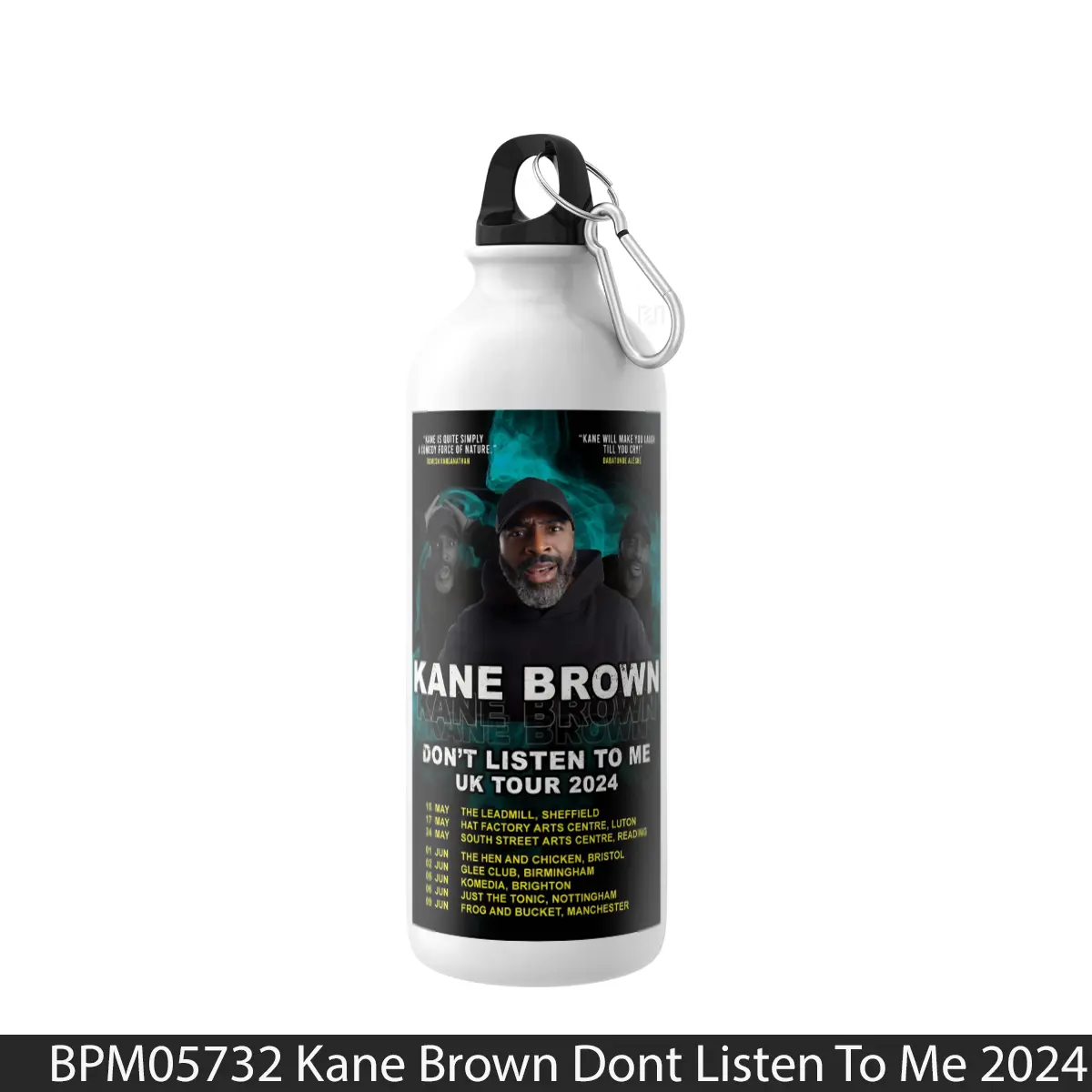 Botol Kane Brown Dont Listen To Me 2024 Uk Tour - Music Sport Bottle