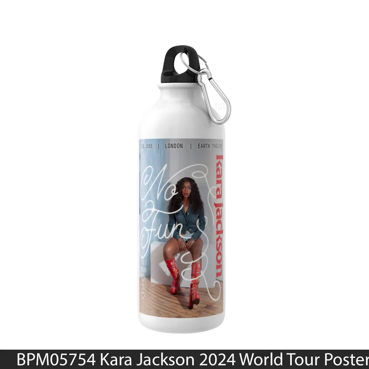 Botol Kara Jackson 2024 World Tour - Music Sport Bottle