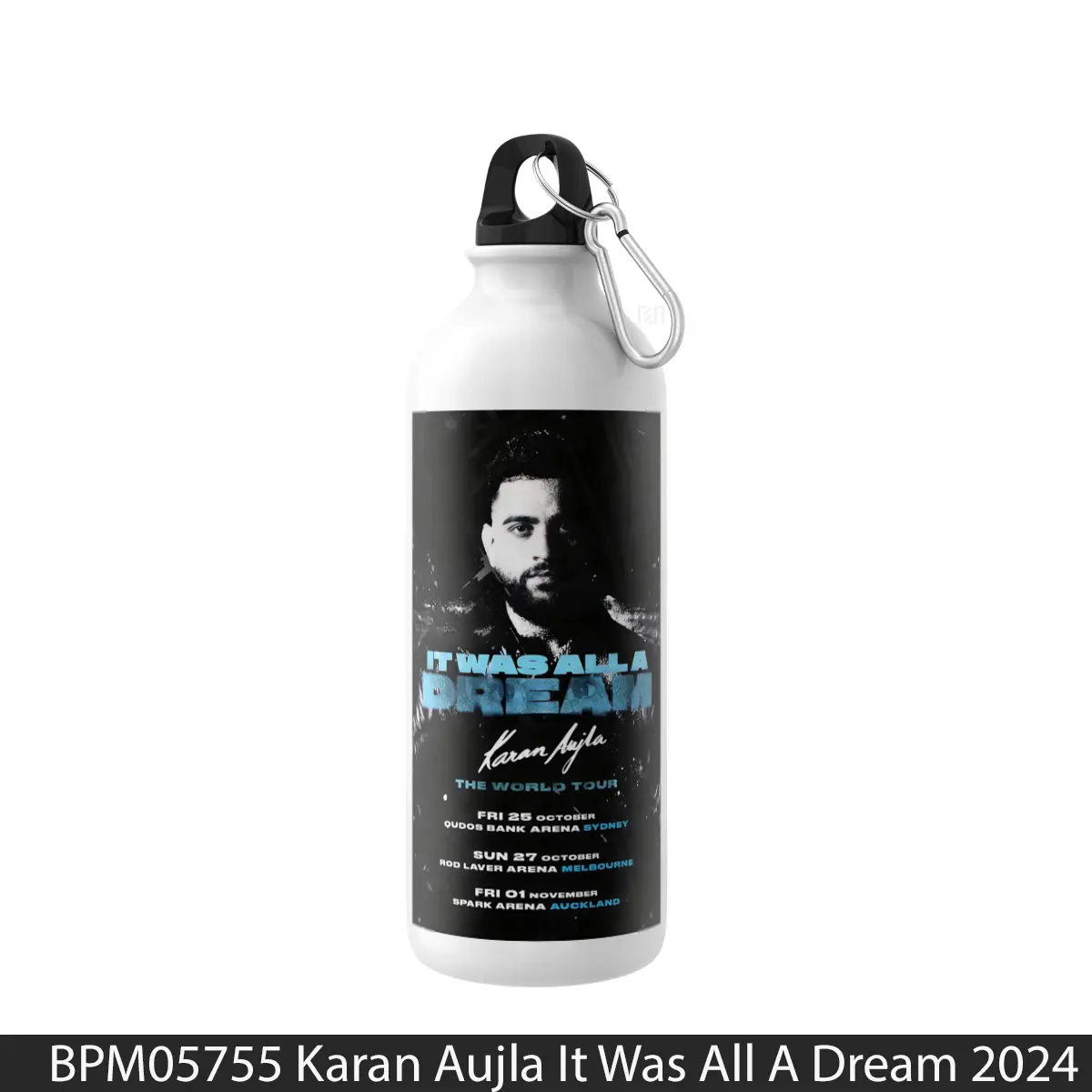Botol Karan Aujla It Was All A Dream 2024 Australian Tou - Music Sport Bottle
