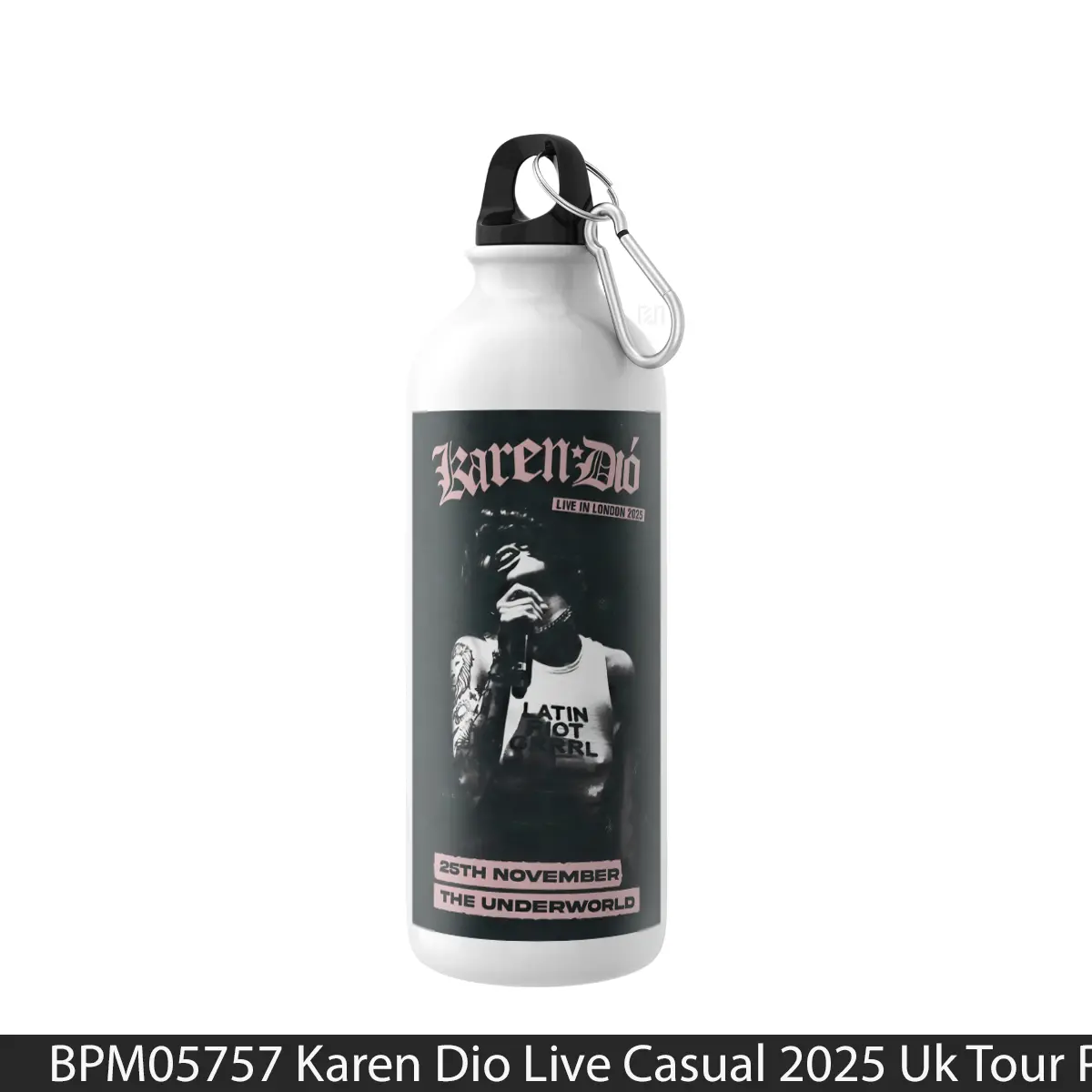 Botol Karen Dio Live Casual 2025 Uk Tour - Music Sport Bottle