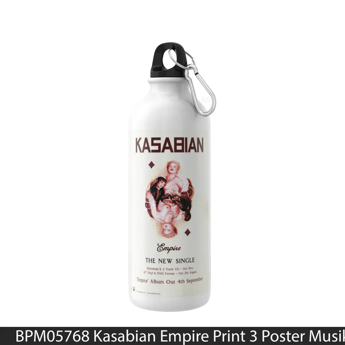 Botol Kasabian Empire Print 3 - Music Sport Bottle