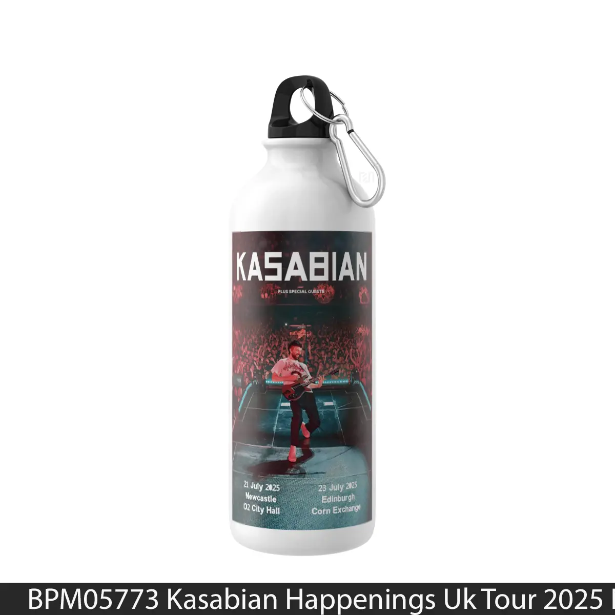Botol Kasabian Happenings Uk Tour 2025 Newcastle Edinburgh - Music Sport Bottle