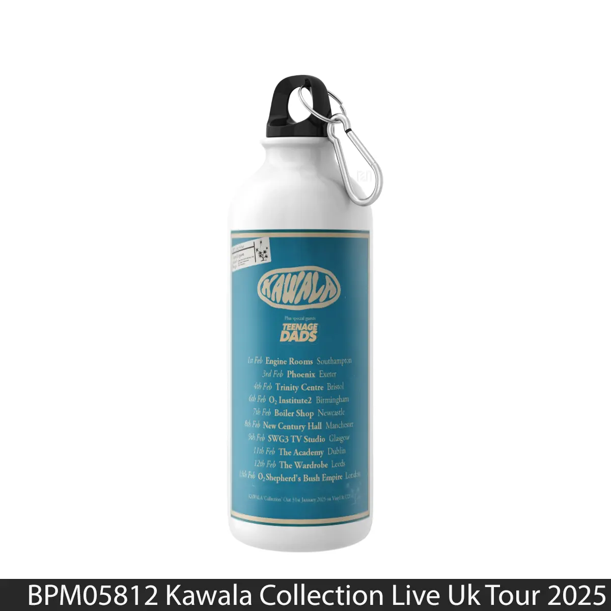 Botol Kawala Collection Live Uk Tour 2025 - Music Sport Bottle