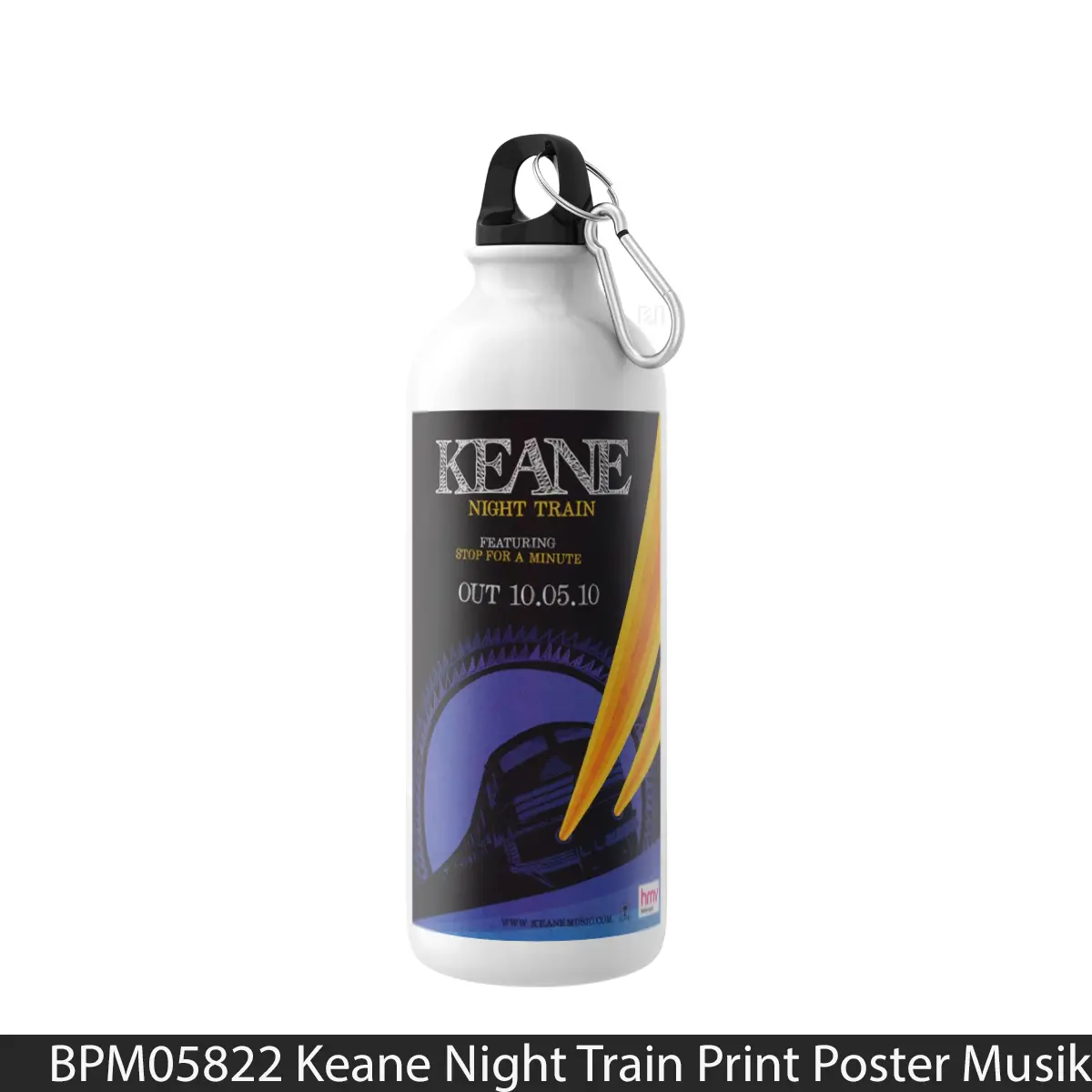 Botol Keane Night Train Print - Music Sport Bottle