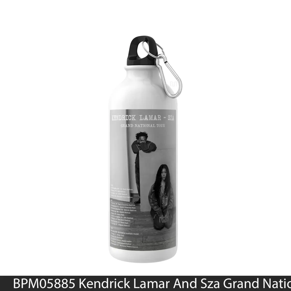 Botol Kendrick Lamar And Sza Grand National Stadium Tour 2025 - Music Sport Bottle