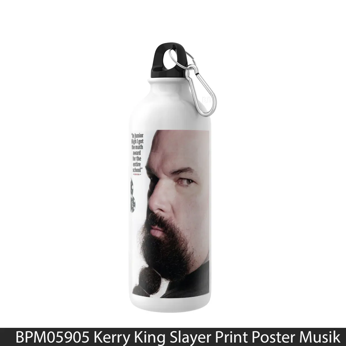 Botol Kerry King Slayer Print - Music Sport Bottle