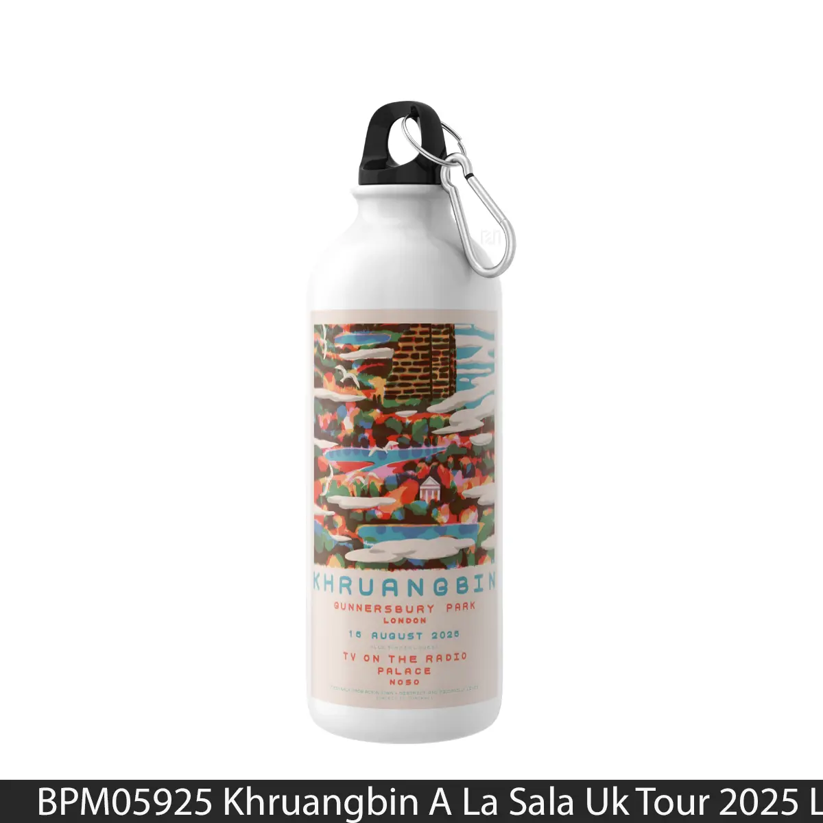 Botol Khruangbin A La Sala Uk Tour 2025 London Gunnersbury - Music Sport Bottle