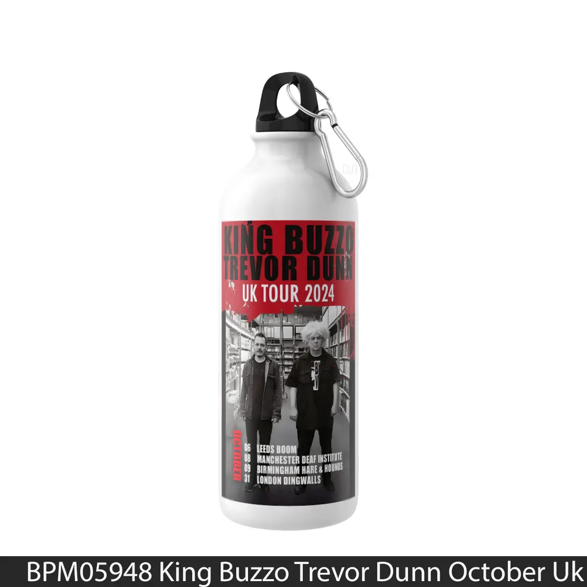 Botol King Buzzo Trevor Dunn October Uk Tour 2024 Post - Music Sport Bottle