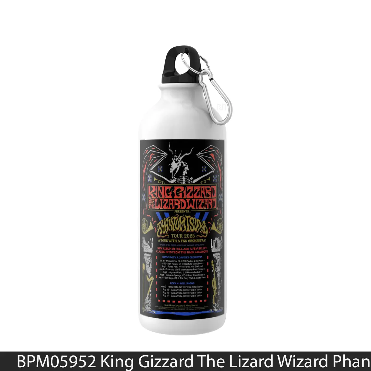 Botol King Gizzard The Lizard Wizard Phantom Island 20 - Music Sport Bottle