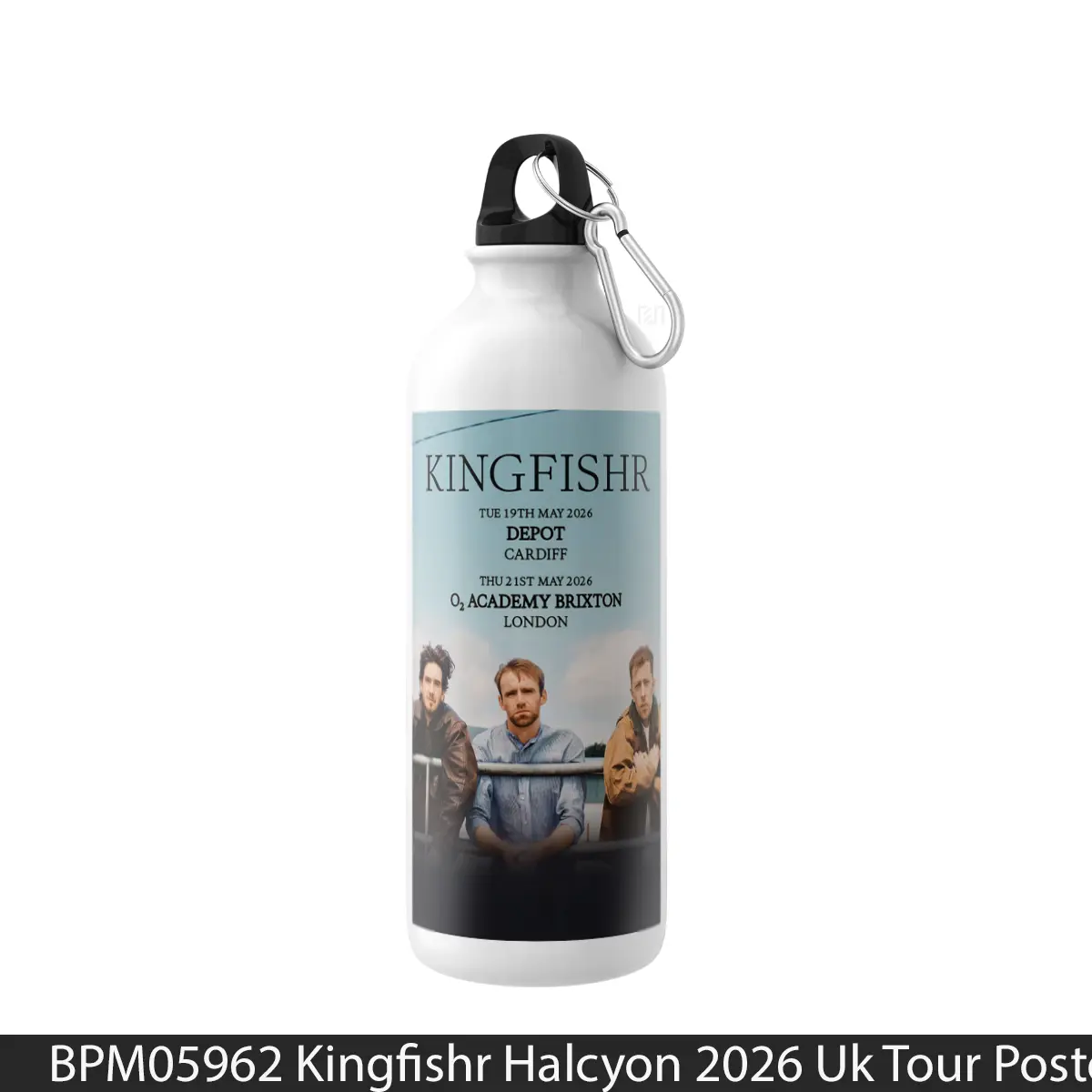 Botol Kingfishr Halcyon 2026 Uk Tour - Music Sport Bottle