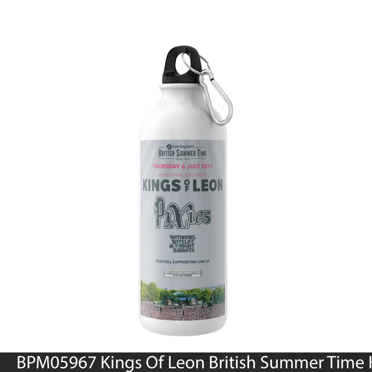 Botol Kings Of Leon British Summer Time Hyde Park 6 July 2017 - Music Sport Bottle