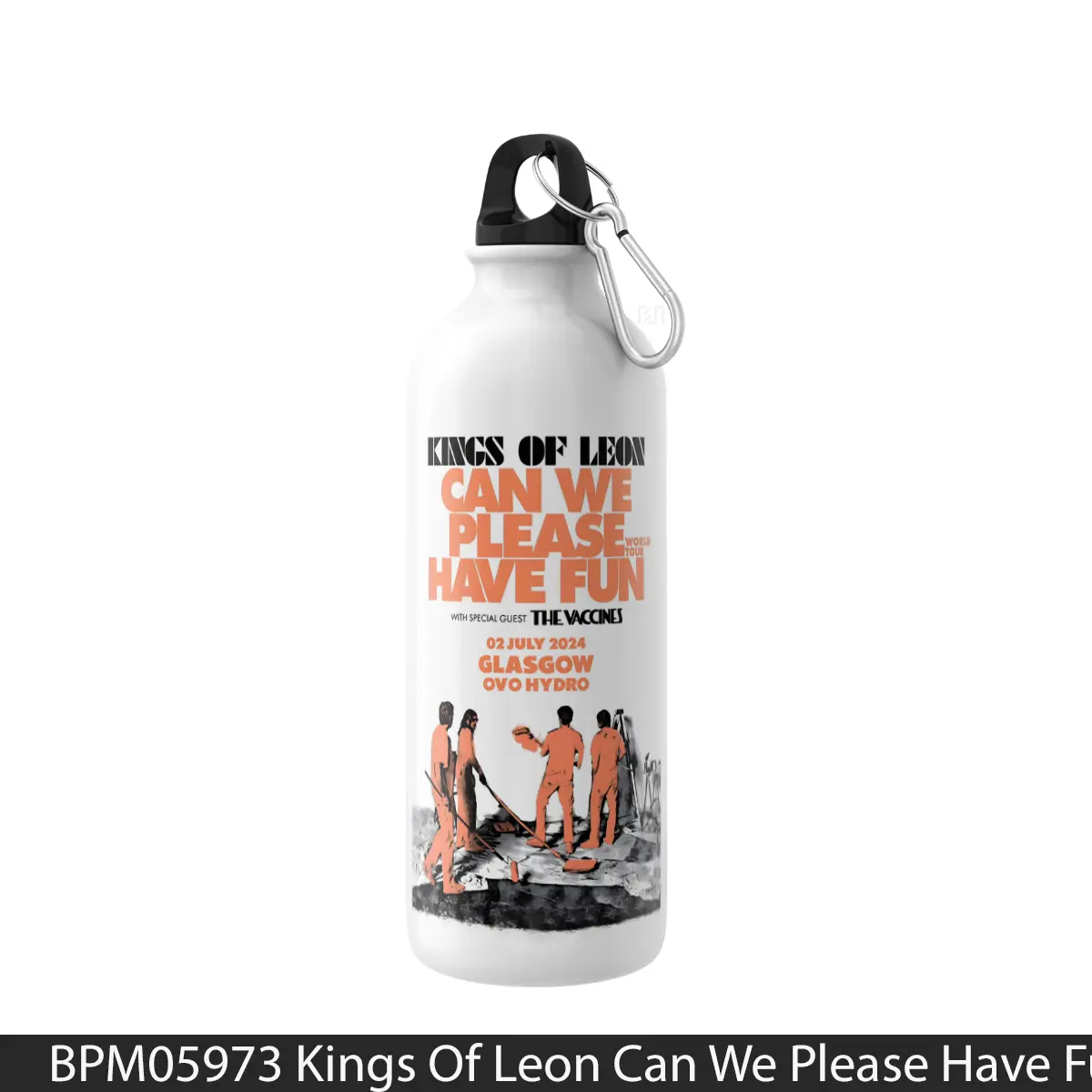 Botol Kings Of Leon Can We Please Have Fun Uk Tour 2024 3 - Music Sport Bottle