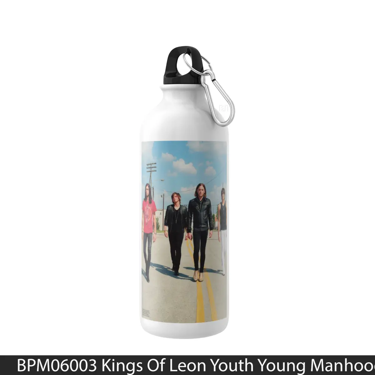 Botol Kings Of Leon Youth Young Manhood Print - Music Sport Bottle