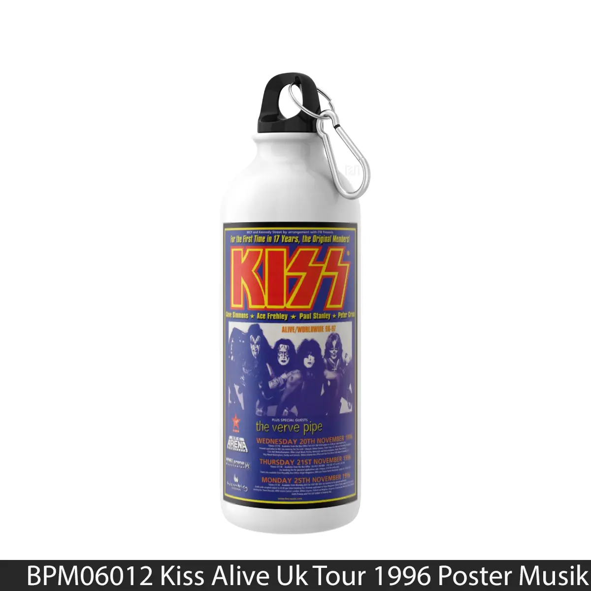 Botol Kiss Alive Uk Tour 1996 - Music Sport Bottle