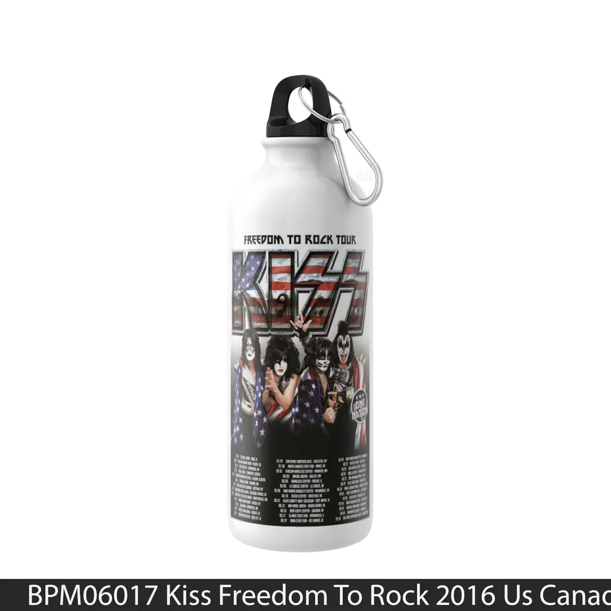 Botol Kiss Freedom To Rock 2016 Us Canada Arena Tour - Music Sport Bottle