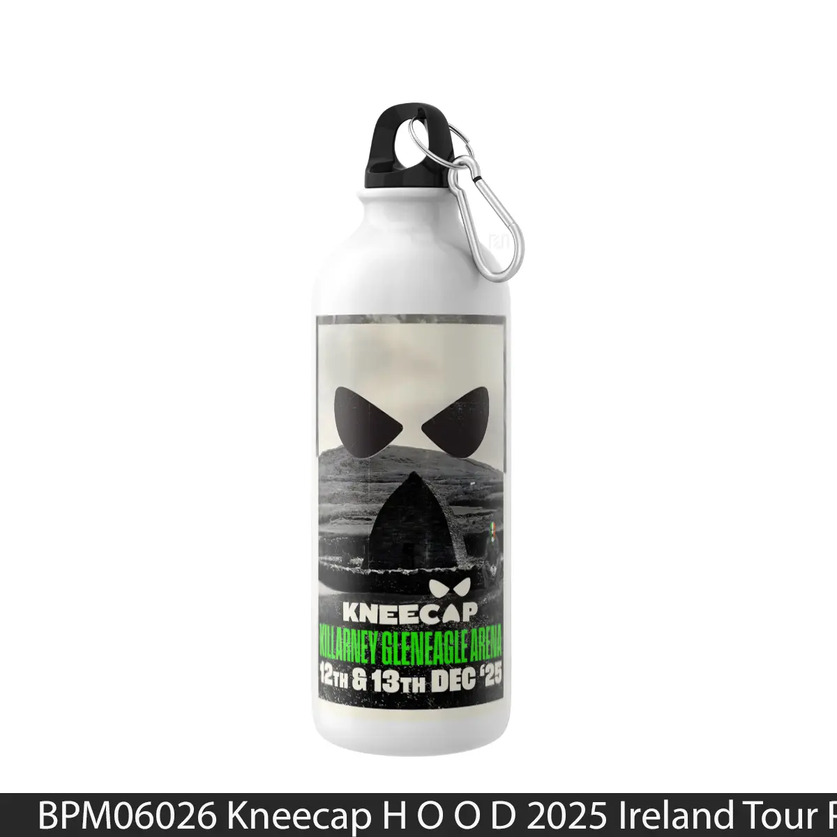 Botol Kneecap H O O D 2025 Ireland Tour - Music Sport Bottle