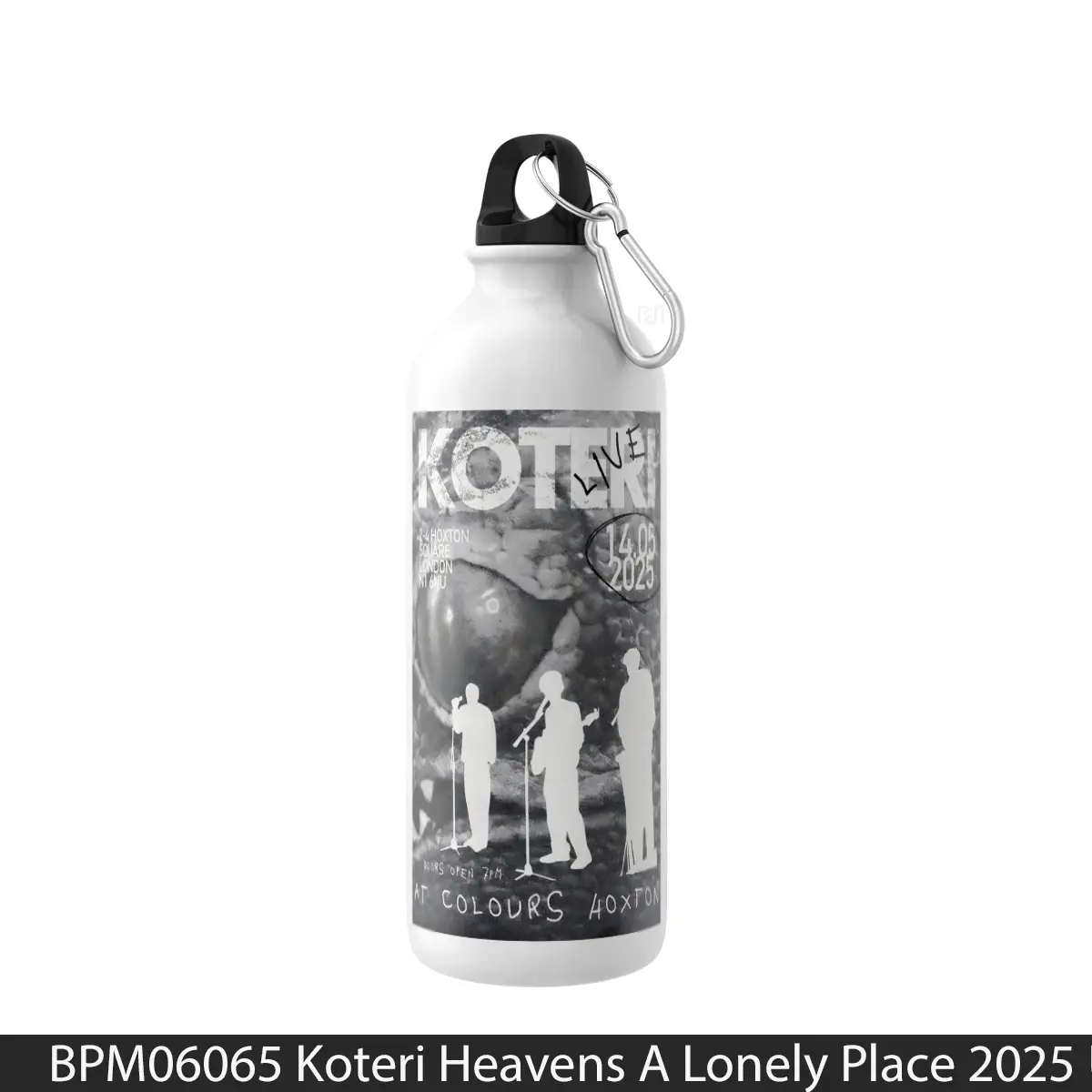 Botol Koteri Heavens A Lonely Place 2025 Uk Tour - Music Sport Bottle