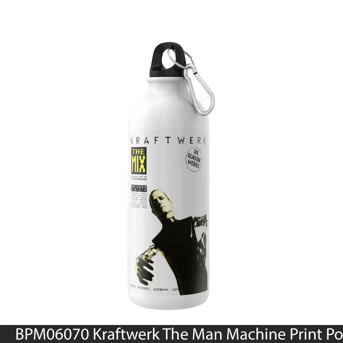 Botol Kraftwerk The Man Machine Print - Music Sport Bottle