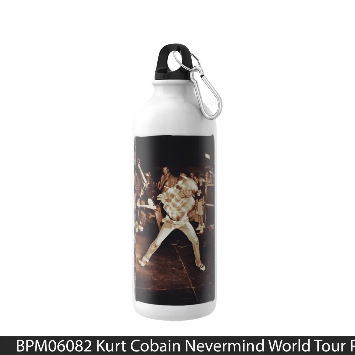 Botol Kurt Cobain Nevermind World Tour Print - Music Sport Bottle