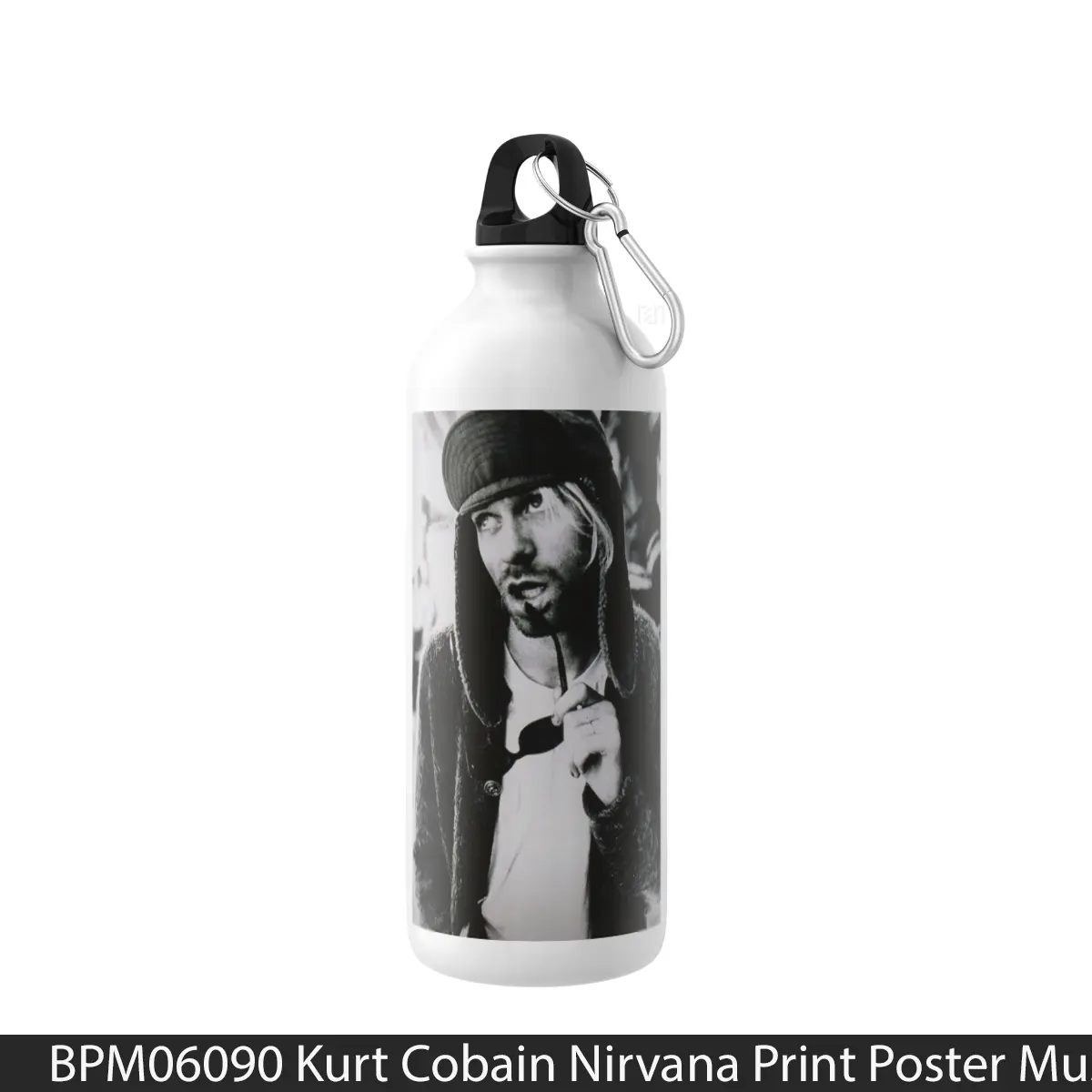 Botol Kurt Cobain Nirvana Print - Music Sport Bottle