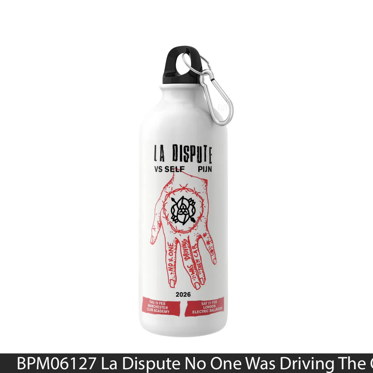 Botol La Dispute No One Was Driving The Car 2026 Tour - Music Sport Bottle