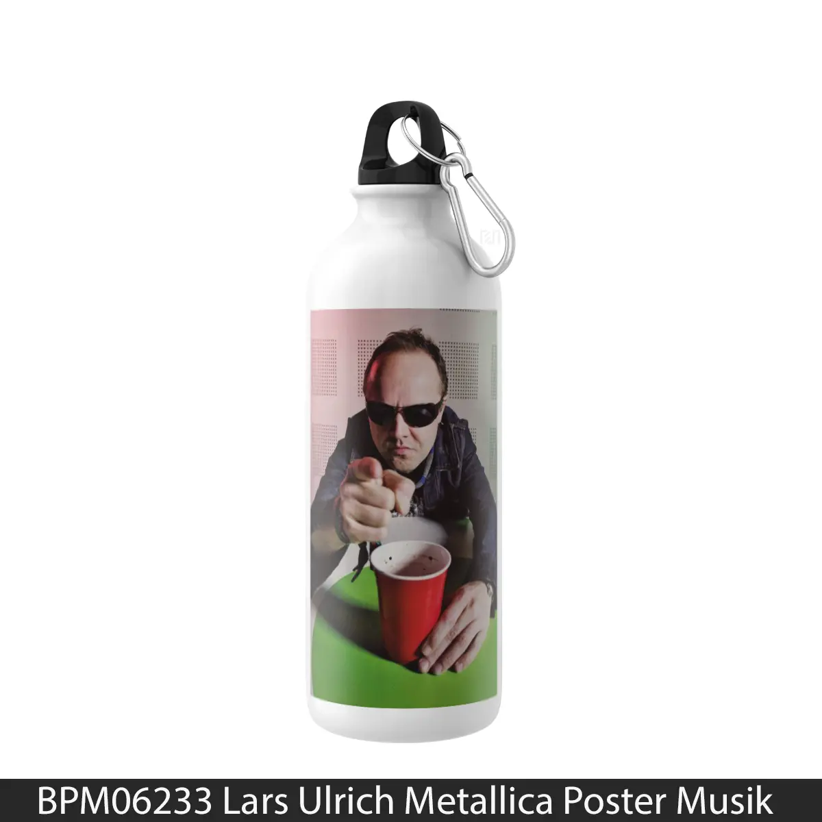 Botol Lars Ulrich Metallica - Music Sport Bottle