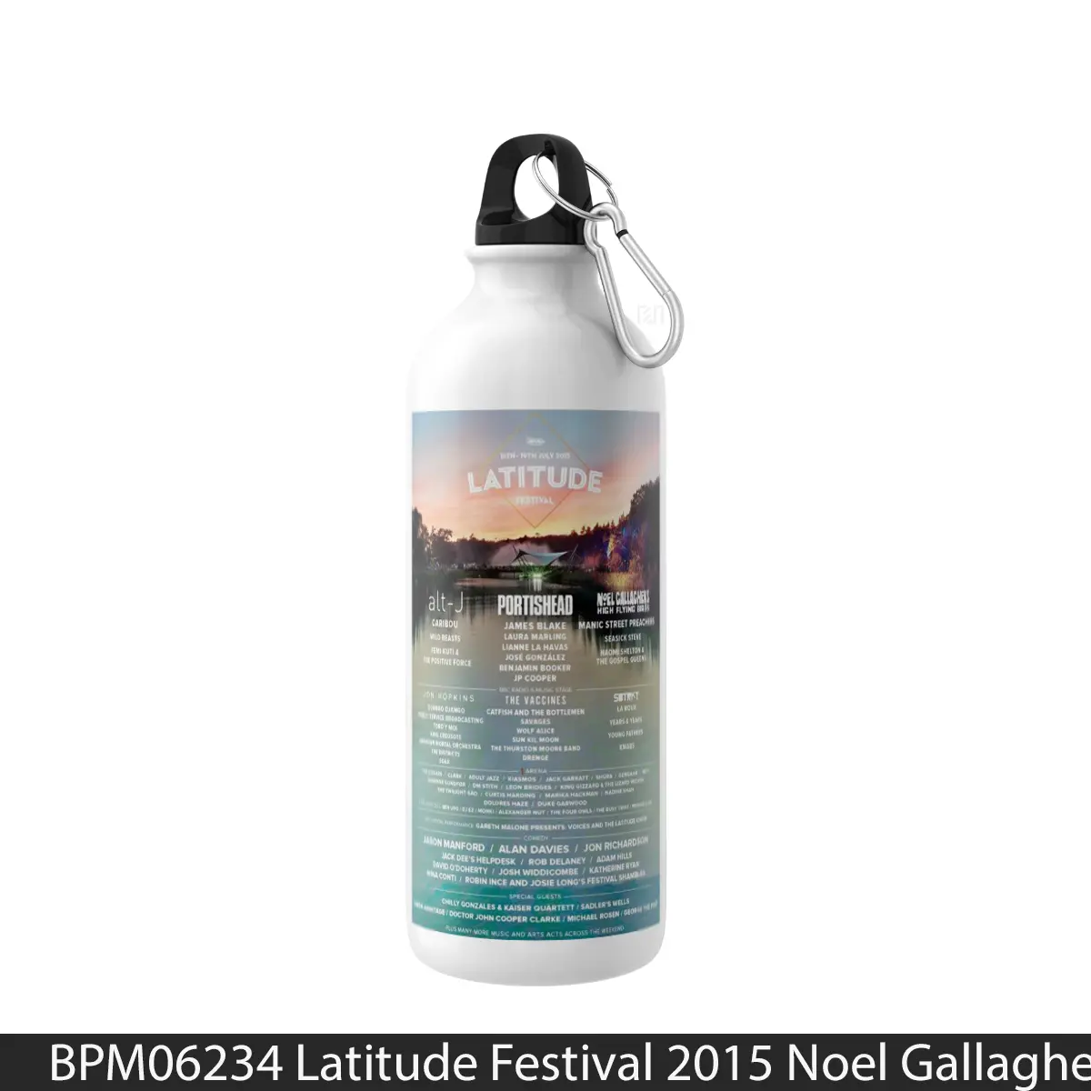 Botol Latitude Festival 2015 Noel Gallagher Alt J - Music Sport Bottle