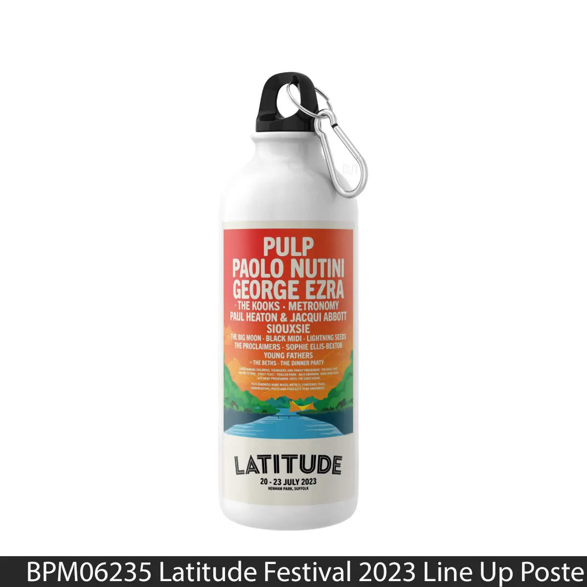 Botol Latitude Festival 2023 Line Up - Music Sport Bottle
