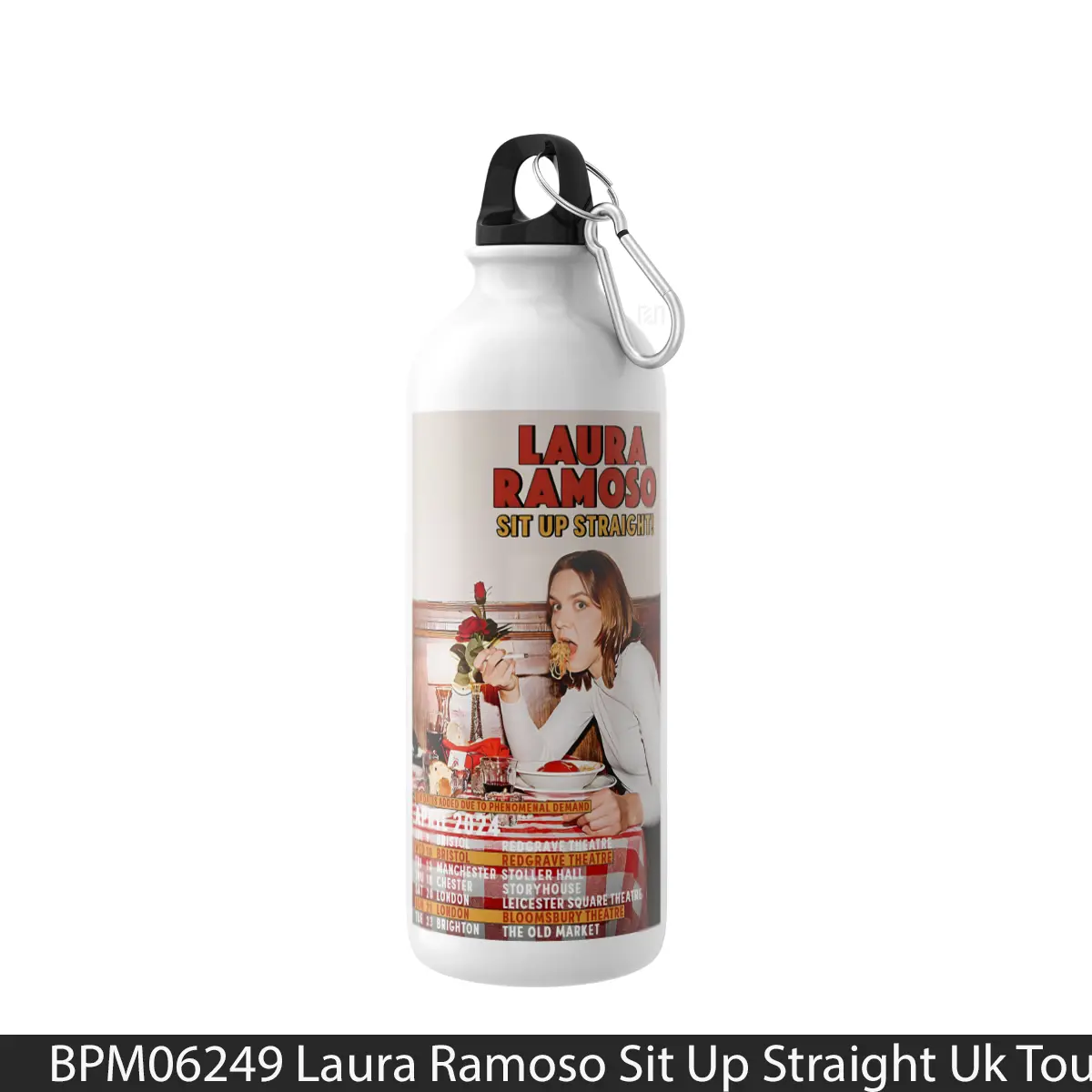 Botol Laura Ramoso Sit Up Straight Uk Tour 2024 - Music Sport Bottle