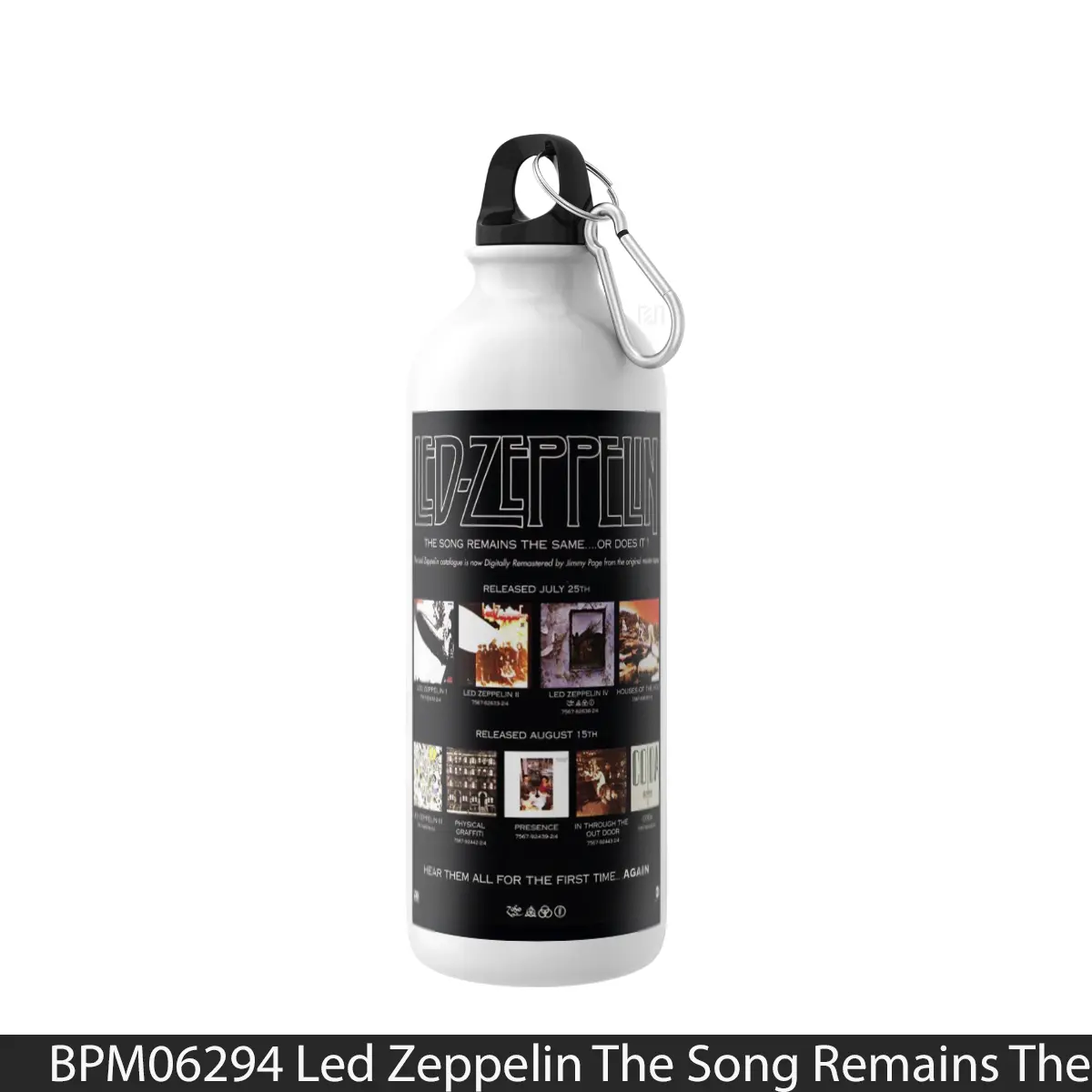 Botol Led Zeppelin The Song Remains The Same - Music Sport Bottle