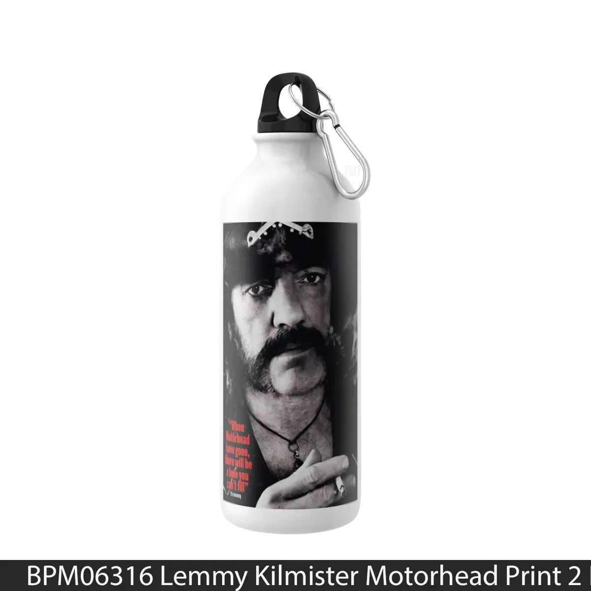 Botol Lemmy Kilmister Motorhead Print 2 - Music Sport Bottle