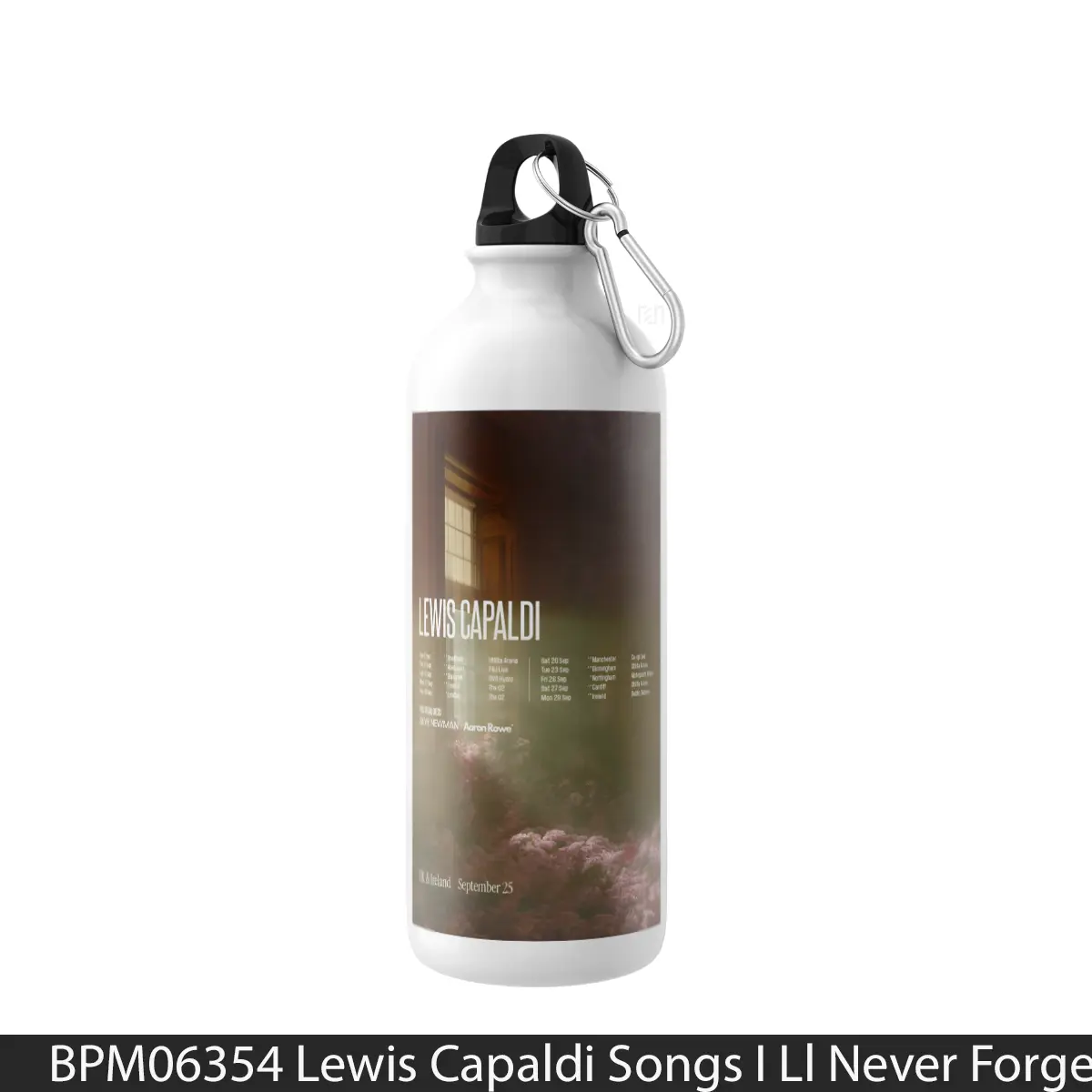 Botol Lewis Capaldi Songs I Ll Never Forget 2025 Uk Arena Tour - Music Sport Bottle