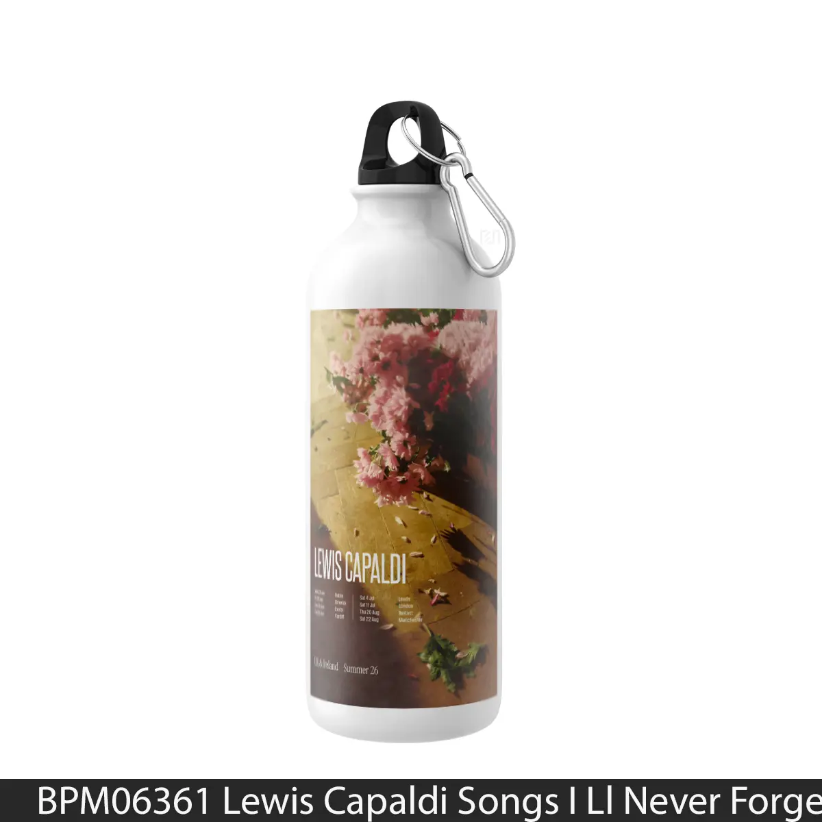 Botol Lewis Capaldi Songs I Ll Never Forget 2026 Uk Tour 1 - Music Sport Bottle