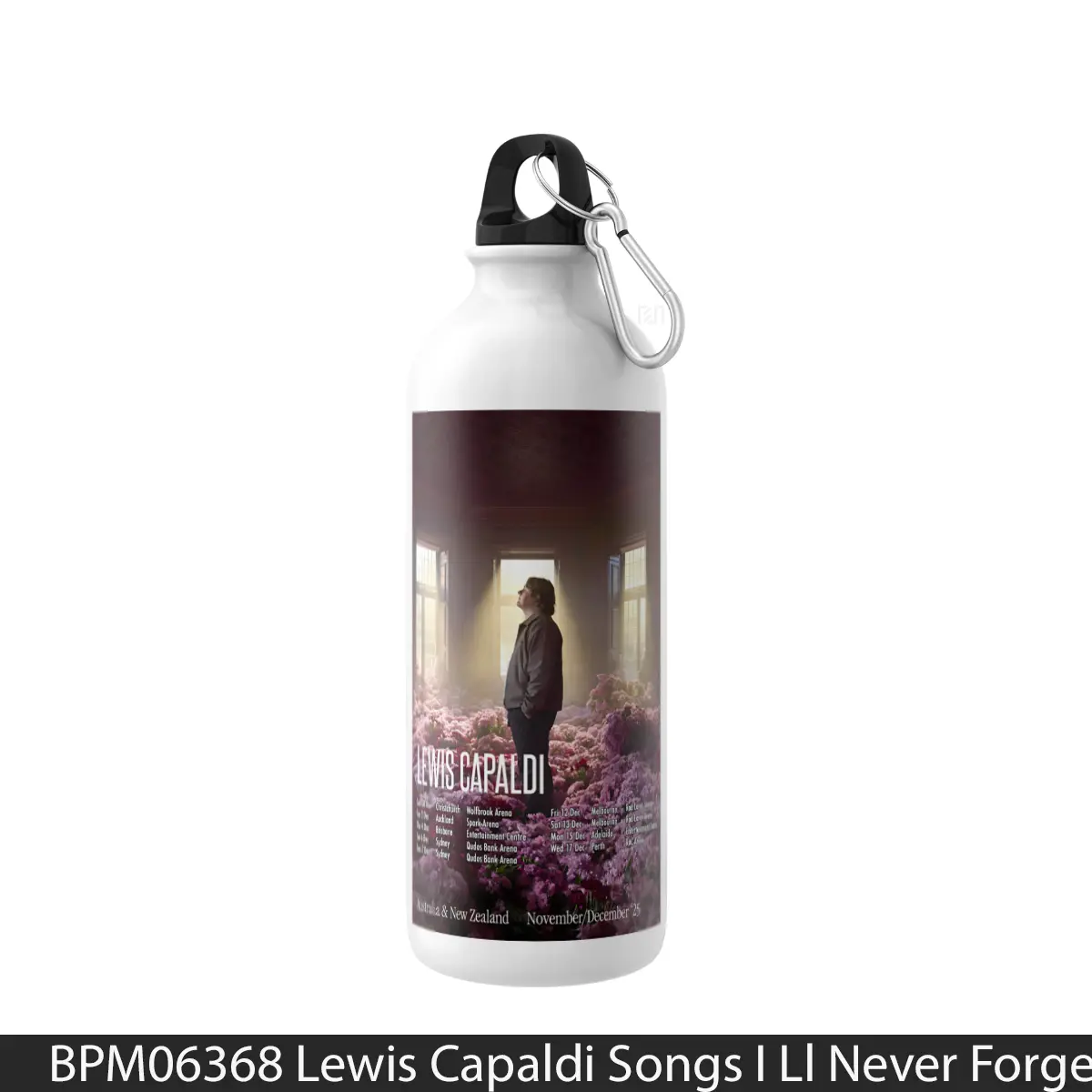Botol Lewis Capaldi Songs I Ll Never Forget Australia Tour 2025 - Music Sport Bottle