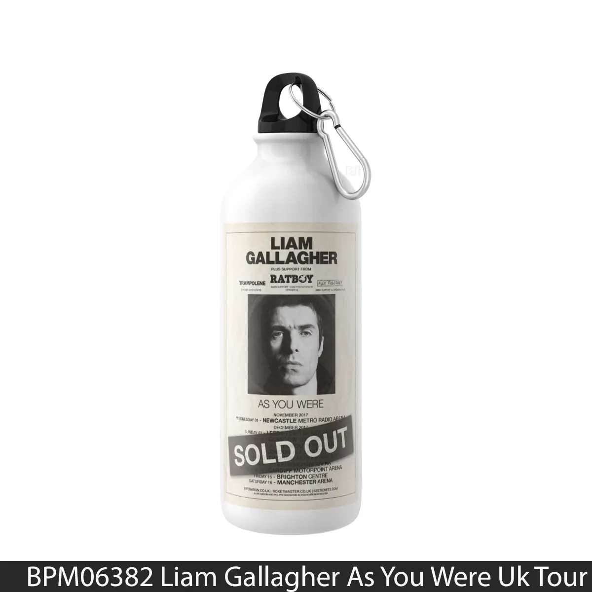 Botol Liam Gallagher As You Were Uk Tour 2017 - Music Sport Bottle
