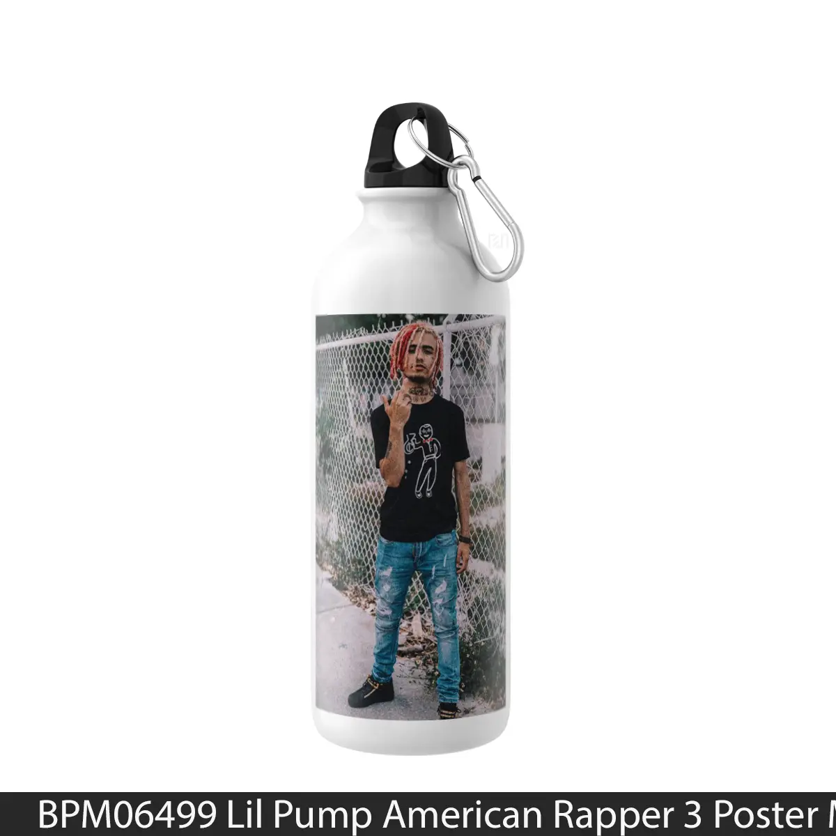 Botol Lil Pump American Rapper 3 - Music Sport Bottle
