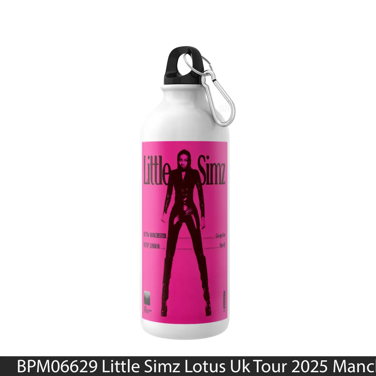 Botol Little Simz Lotus Uk Tour 2025 Manchester London - Music Sport Bottle