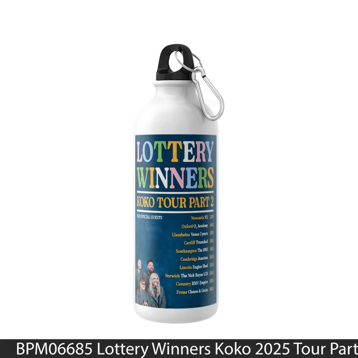 Botol Lottery Winners Koko 2025 Tour Part 2 Poste - Music Sport Bottle