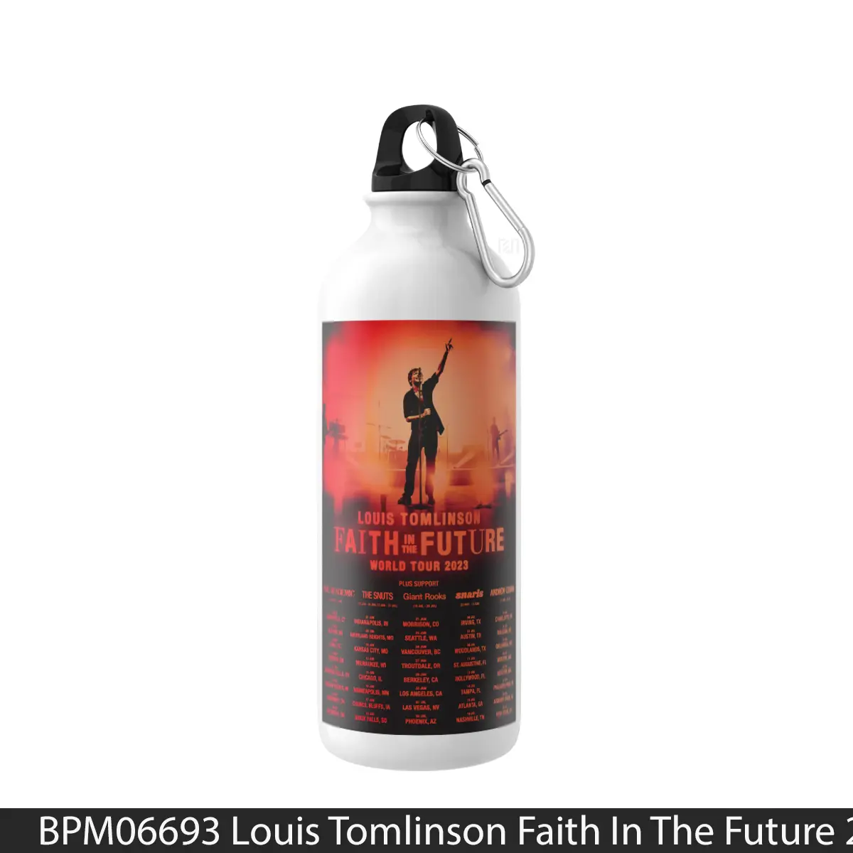 Botol Louis Tomlinson Faith In The Future 2023 North Ame - Music Sport Bottle