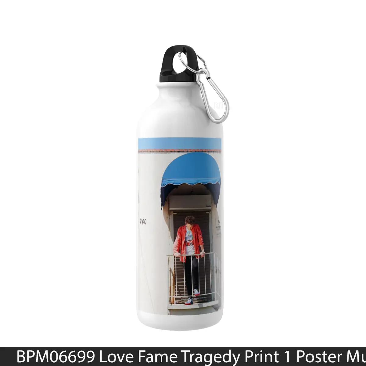 Botol Love Fame Tragedy Print 1 - Music Sport Bottle