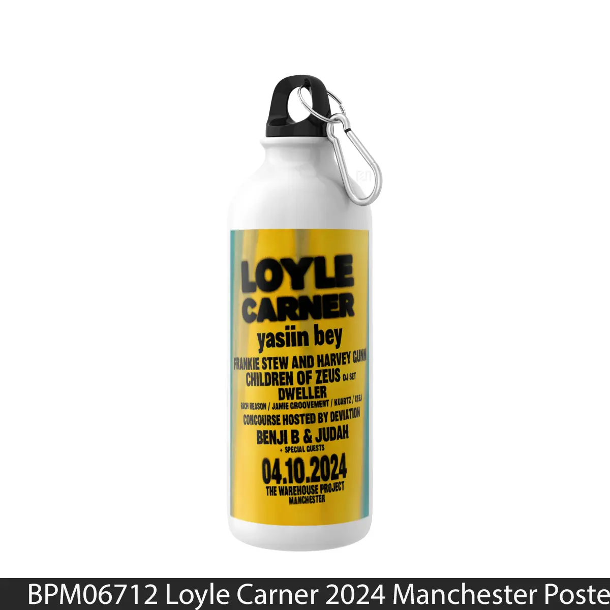 Botol Loyle Carner 2024 Manchester - Music Sport Bottle
