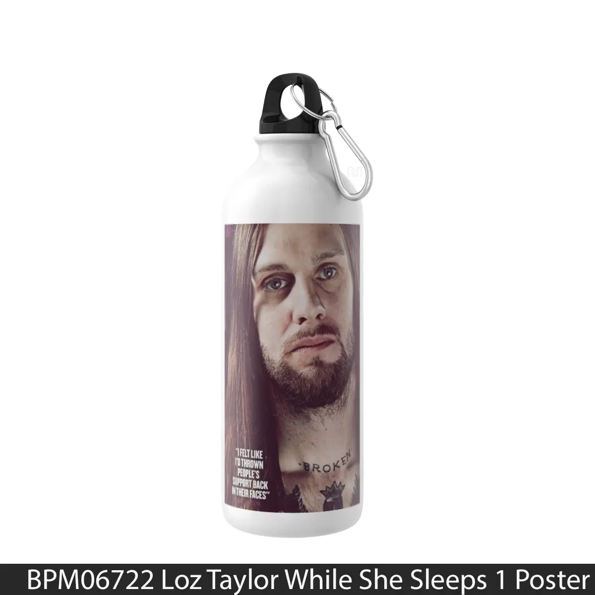 Botol Loz Taylor While She Sleeps 1 - Music Sport Bottle